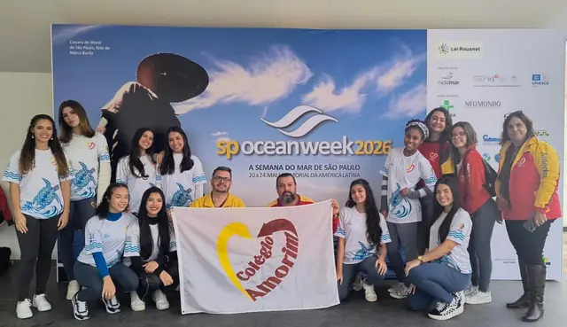 As Embaixadoras do Oceano do Colégio Amorim participaram da SP Ocean Week